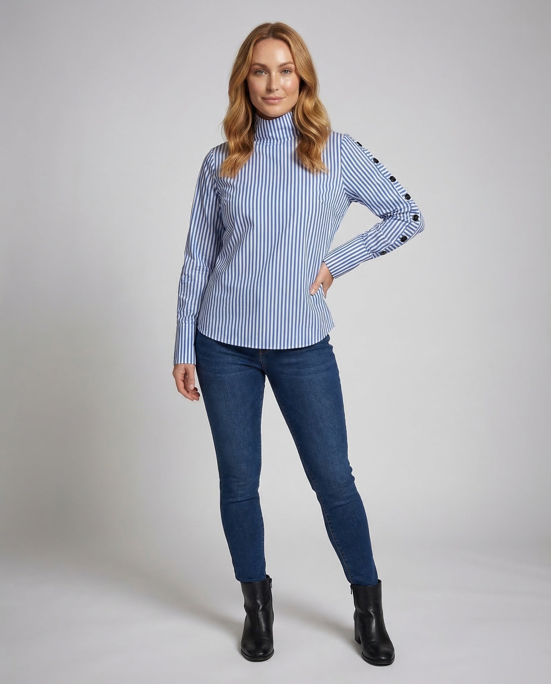 Damen Langarmbluse Elegante Bluse - Eveloria
