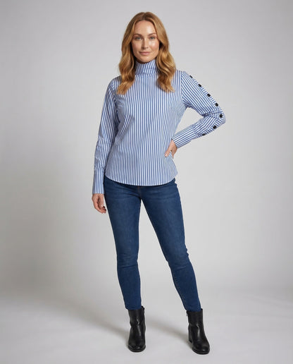 Damen Langarmbluse Elegante Bluse - Eveloria