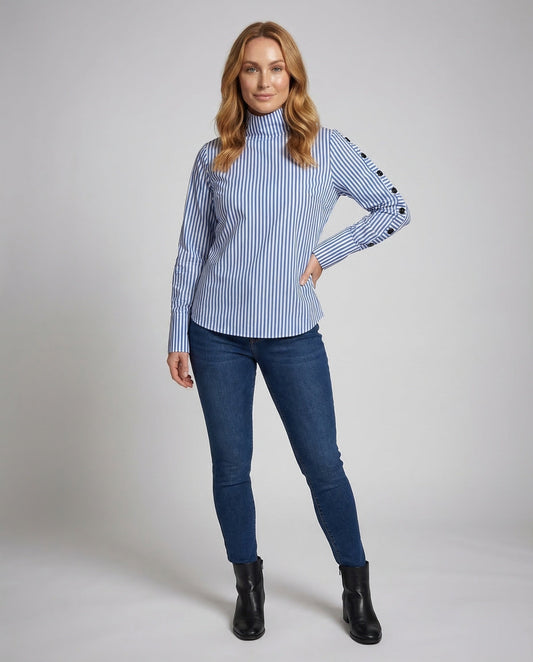 Damen Langarmbluse Elegante Bluse - Eveloria