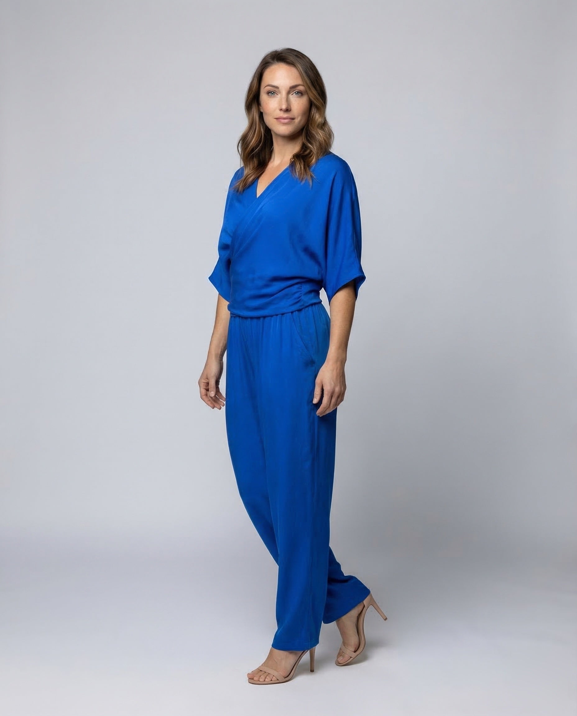 Damen Satin Loungeanzug - Eveloria