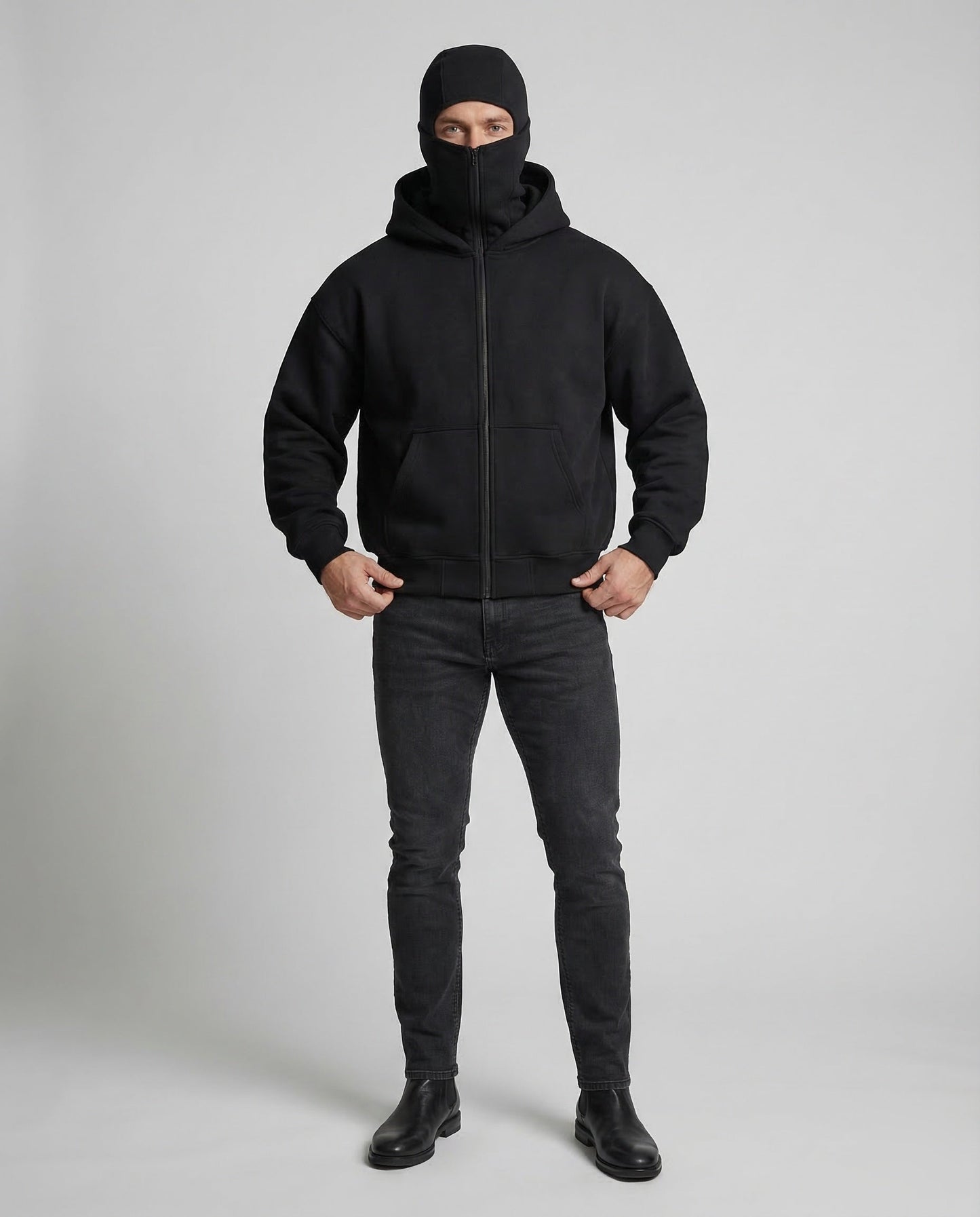 Unisex Sweatjacke Kapuzenjacke Reißverschluss Kängurutasche - Eveloria