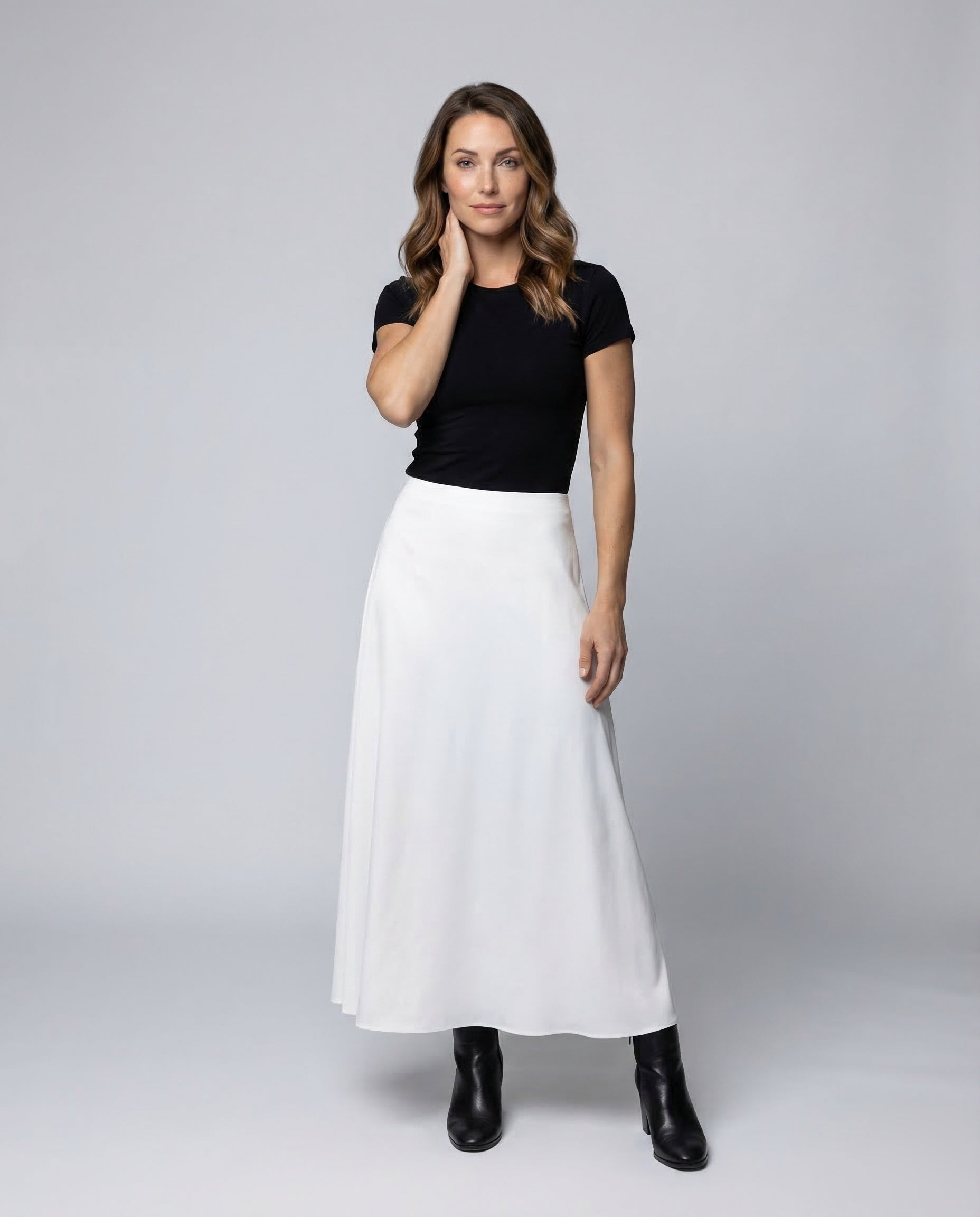 Damen Maxirock Chiffon Fließend - Eveloria