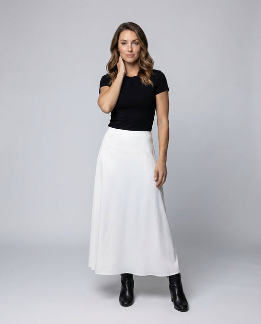 Damen Maxirock Chiffon Fließend - Eveloria
