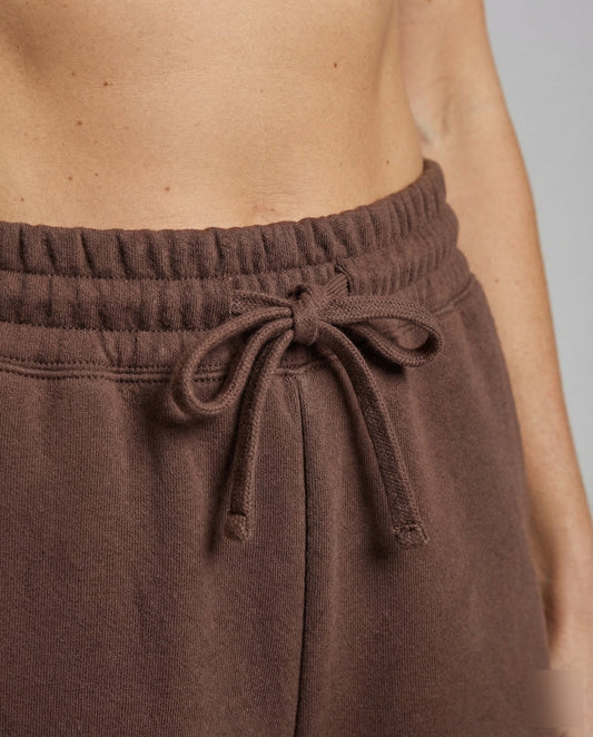Damen Sweatshorts Elastikbund Mit Kordelzug - Eveloria