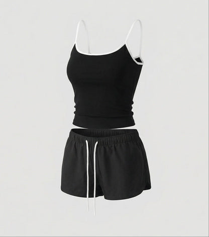 Damen Sportset 2-teilig Tanktop Sommer