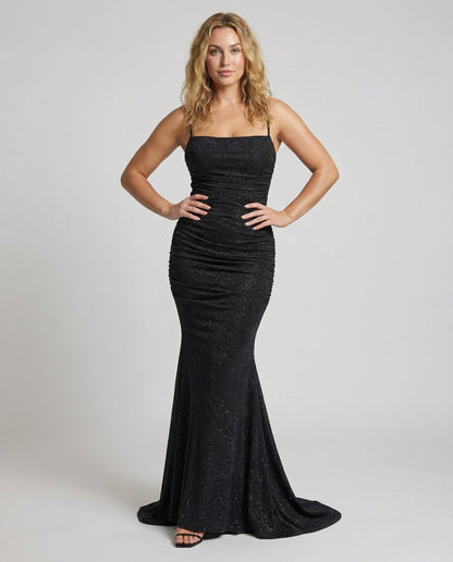 Damen Abendkleid Meerjungfrauen-Design mit Schleppe - Eveloria