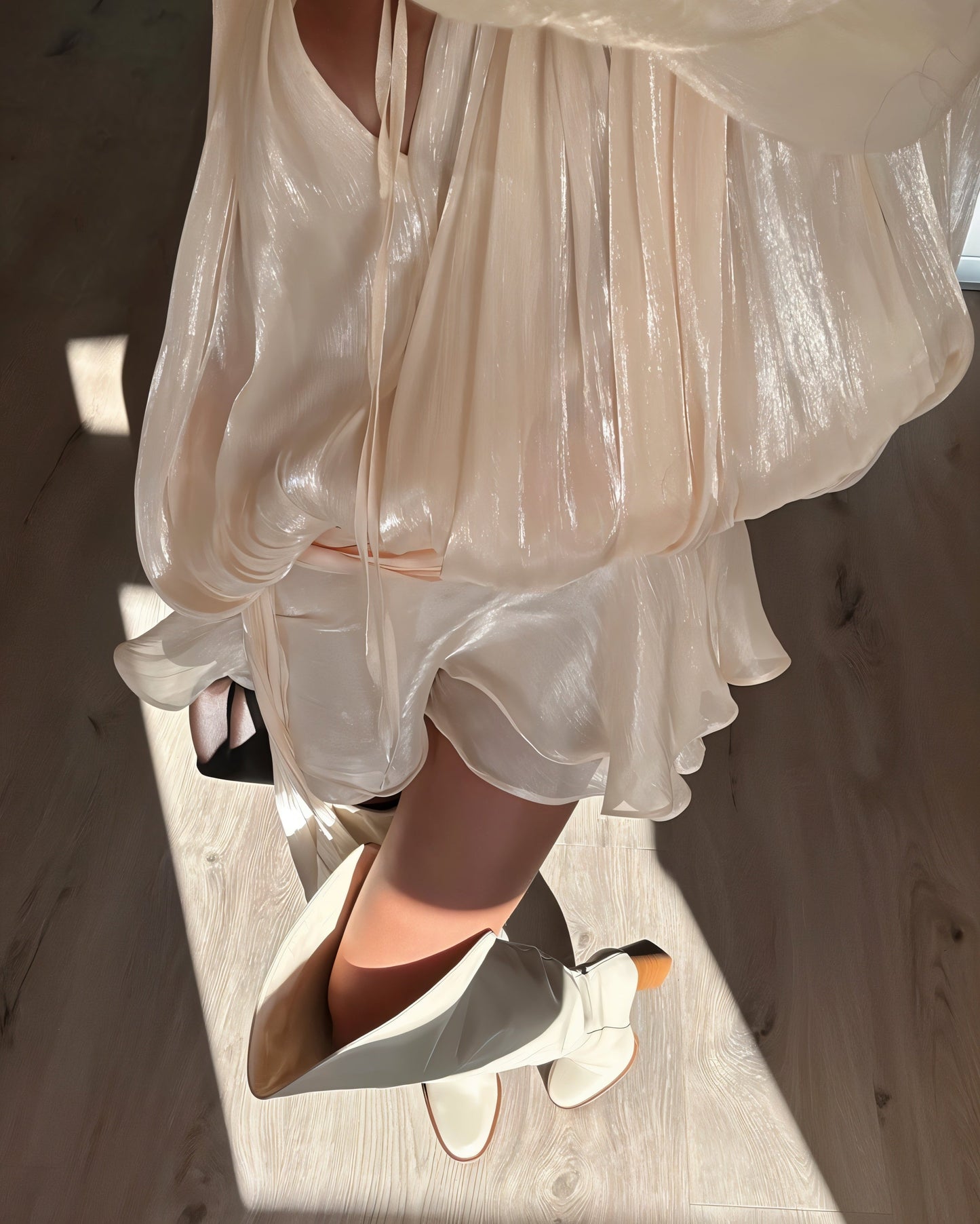 Eveloria Damen Minikleid Rüschen