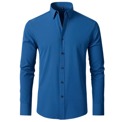 Eveloria Damen Komfort-Hemd Stretch Knitterfrei
