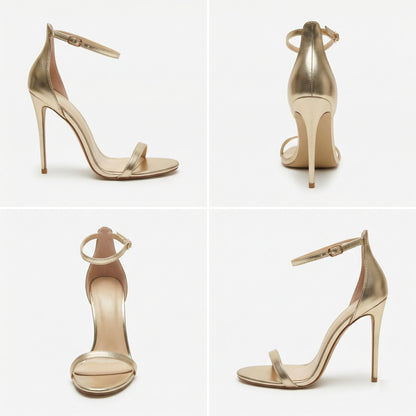 Eveloria Damen Stiletto Absatzsandalen Hoher Absatz