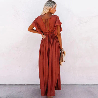 Eveloria Damen Strandkleid