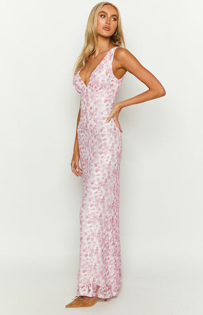 Damen Maxi-Kleid für Hochzeitsgäste Lang