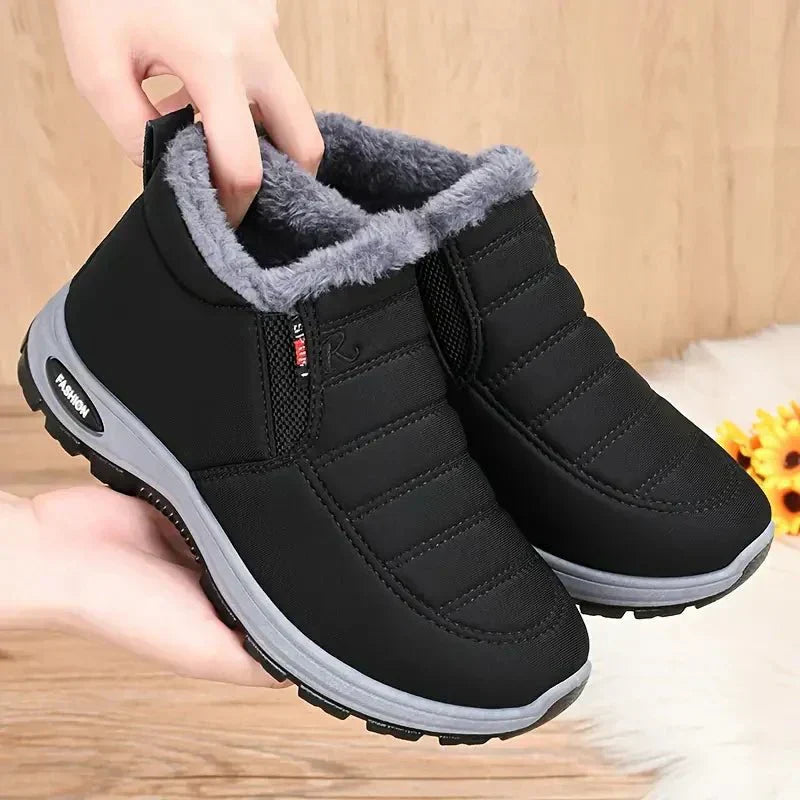 Eveloria Damen Stiefeletten Warm Gefüttert Wasserdicht Rutschfest