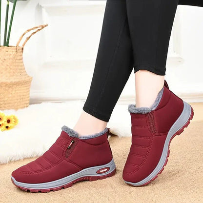 Eveloria Damen Stiefeletten Warm Gefüttert Wasserdicht Rutschfest