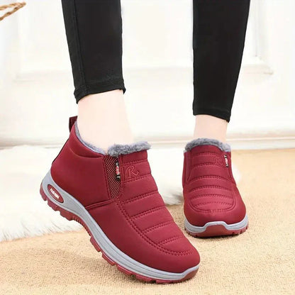 Eveloria Damen Stiefeletten Warm Gefüttert Wasserdicht Rutschfest