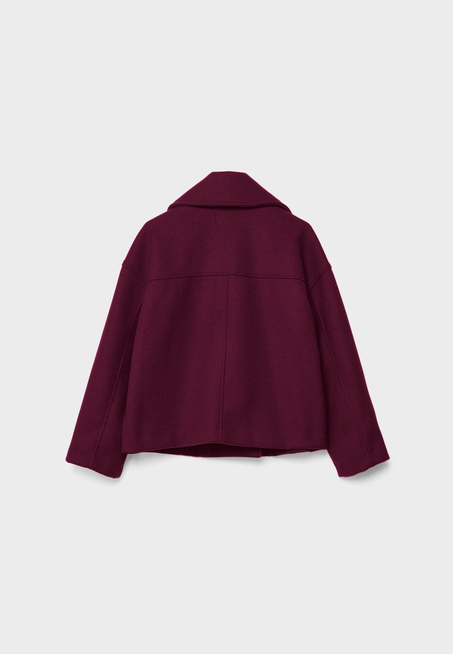 Damen Oversize Kurzmantel Herbst Übergang