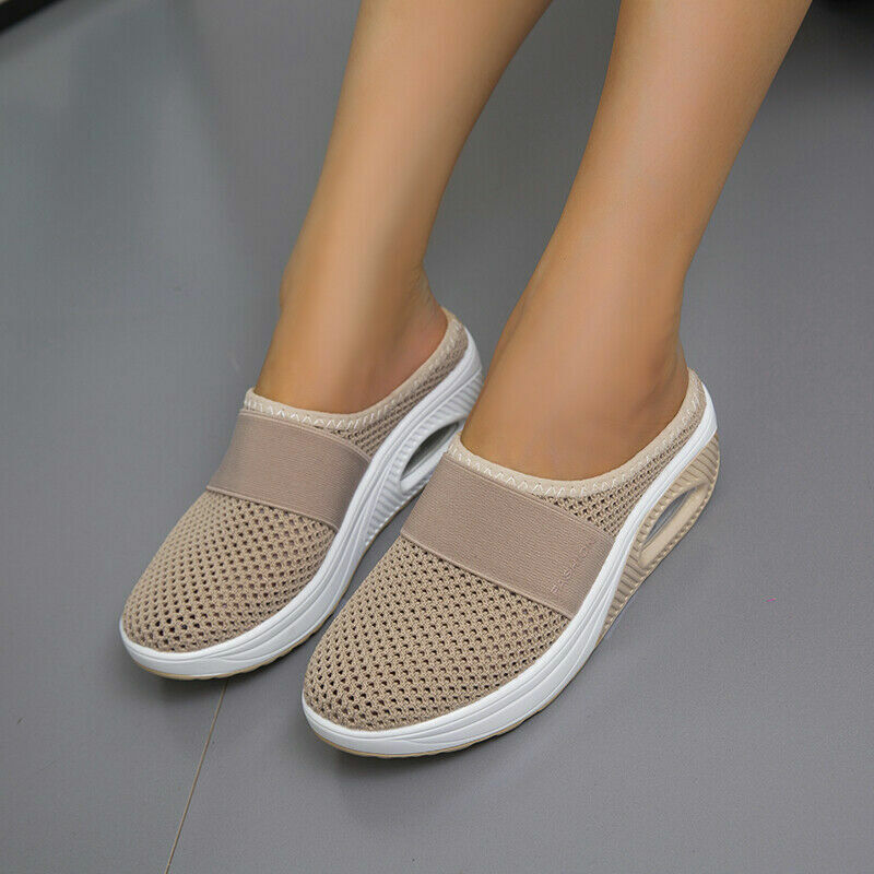 Eveloria Damen Plateau-Sneakers Rutschfest