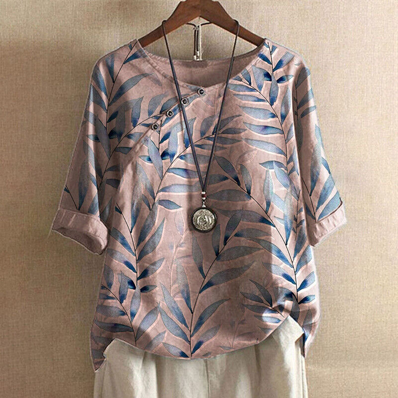Damen Blumenbluse Eveloria