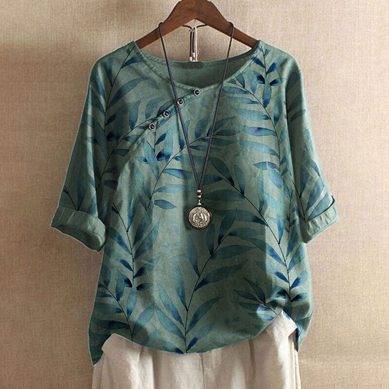 Damen Blumenbluse Eveloria