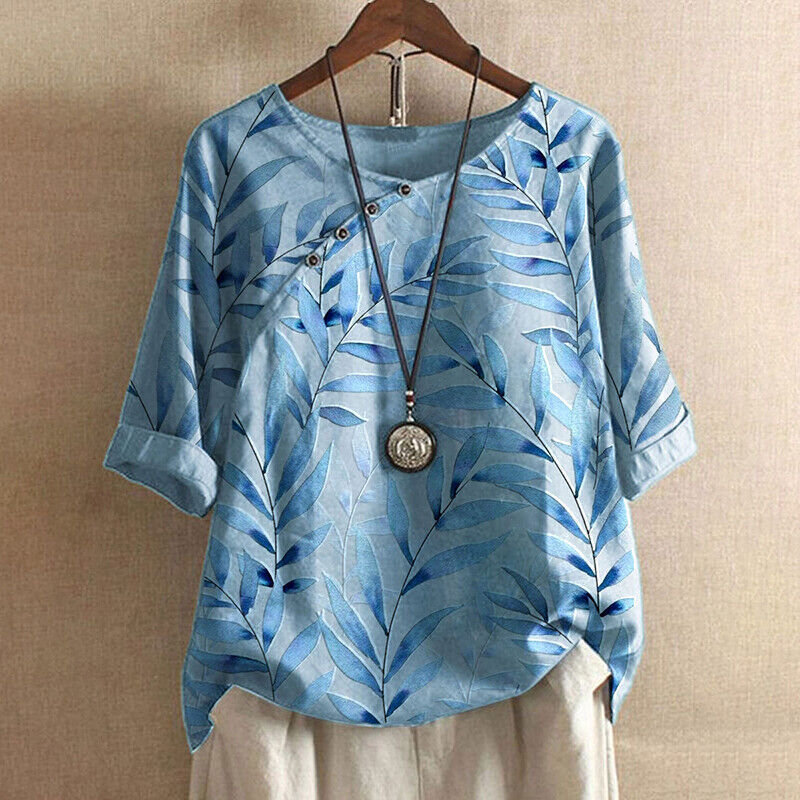 Damen Blumenbluse Eveloria - Eveloria