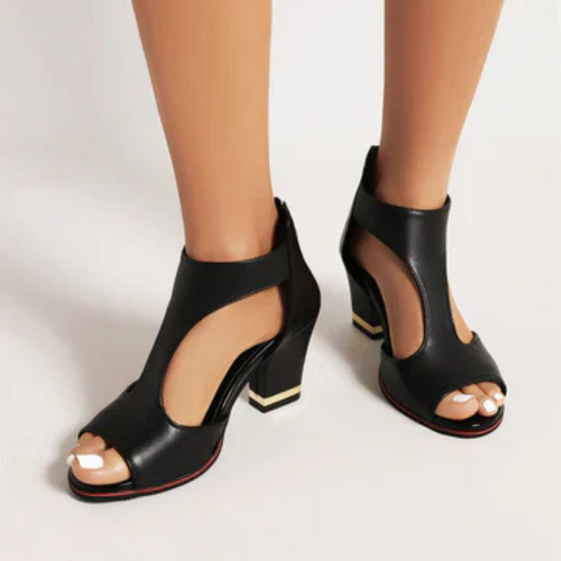 Damen Sandalen Bequem Absatz
