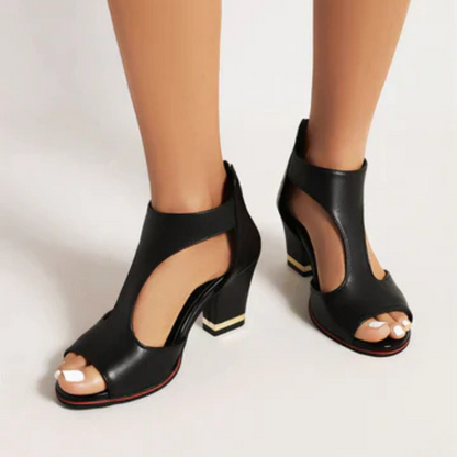 Damen Sandalen Bequem Absatz