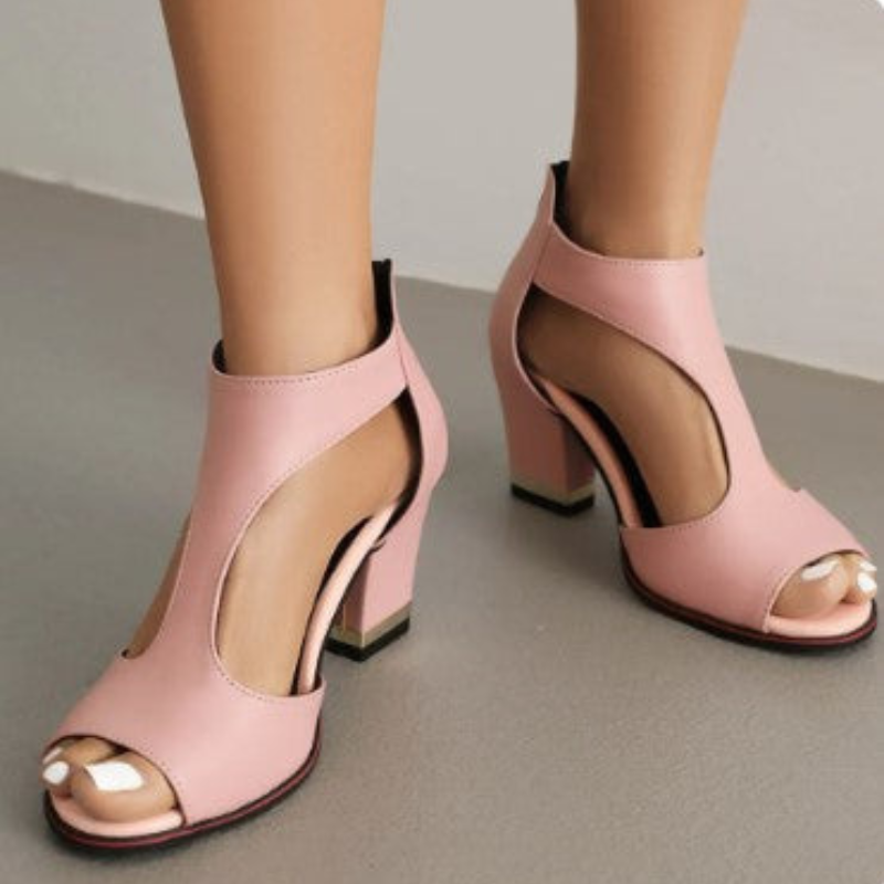 Damen Sandalen Bequem Absatz