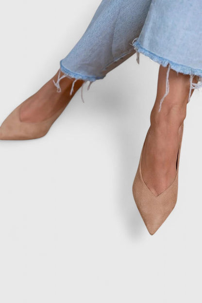 Damen Elegante Spitze Pumps