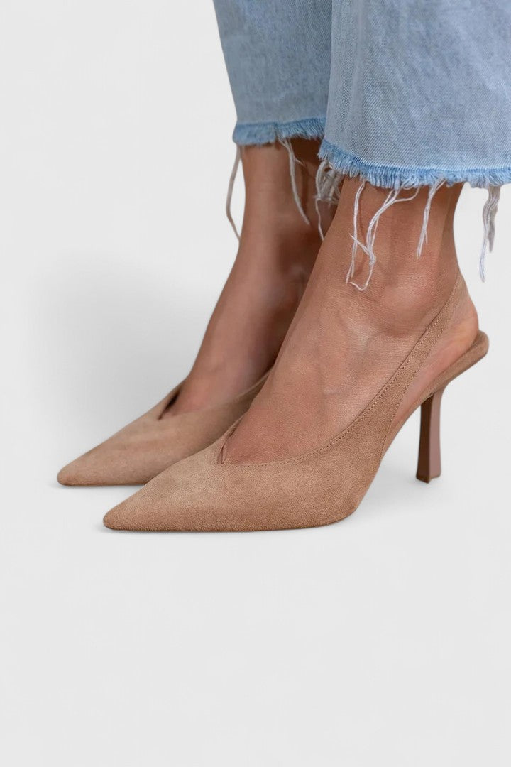Damen Elegante Spitze Pumps