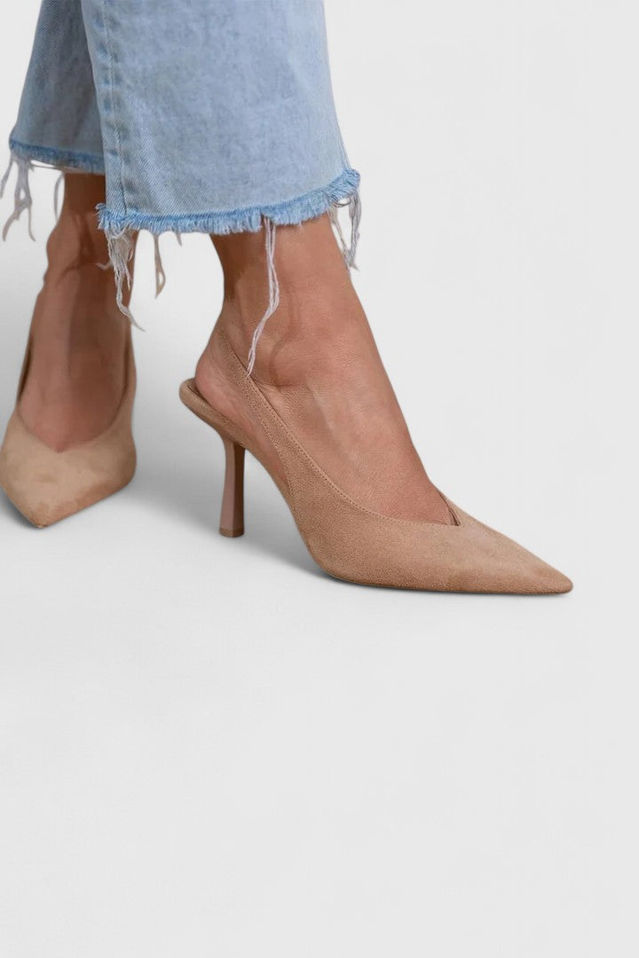 Damen Elegante Spitze Pumps - Eveloria