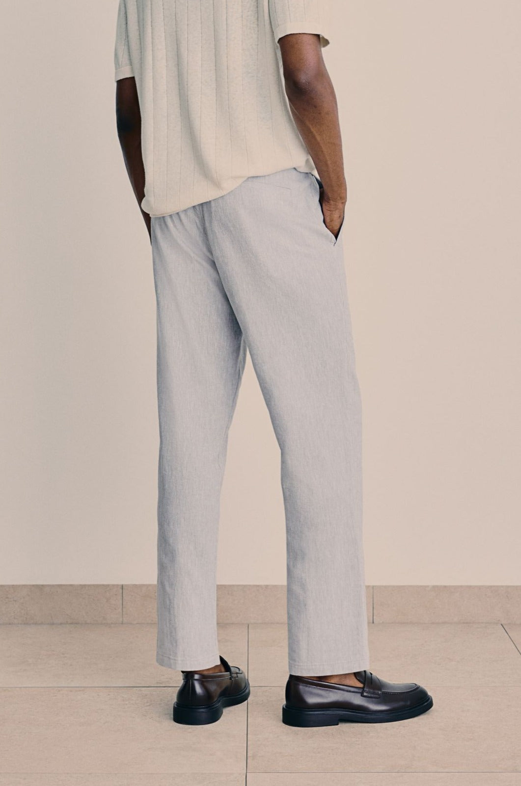 Herren Casualhose Kordelzug Vielfarbig