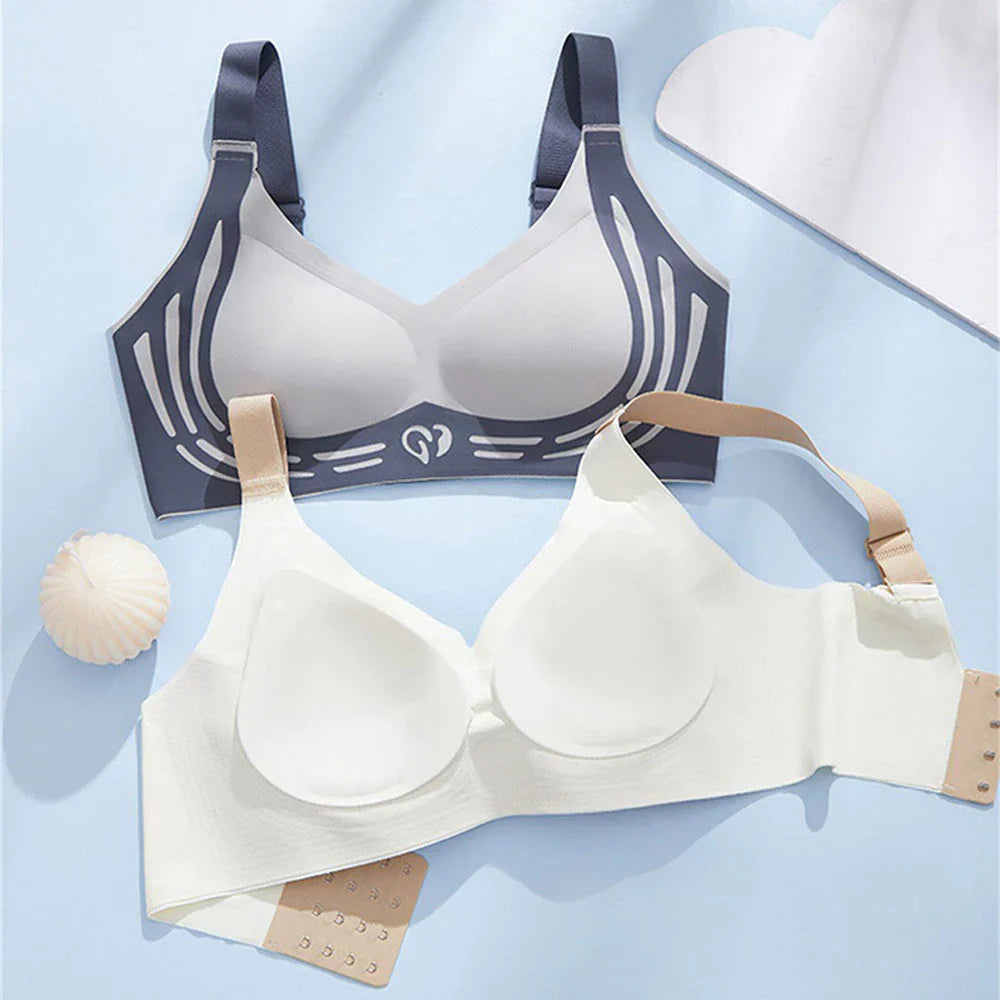Damen Push-Up-BH Bügelloser Stoff