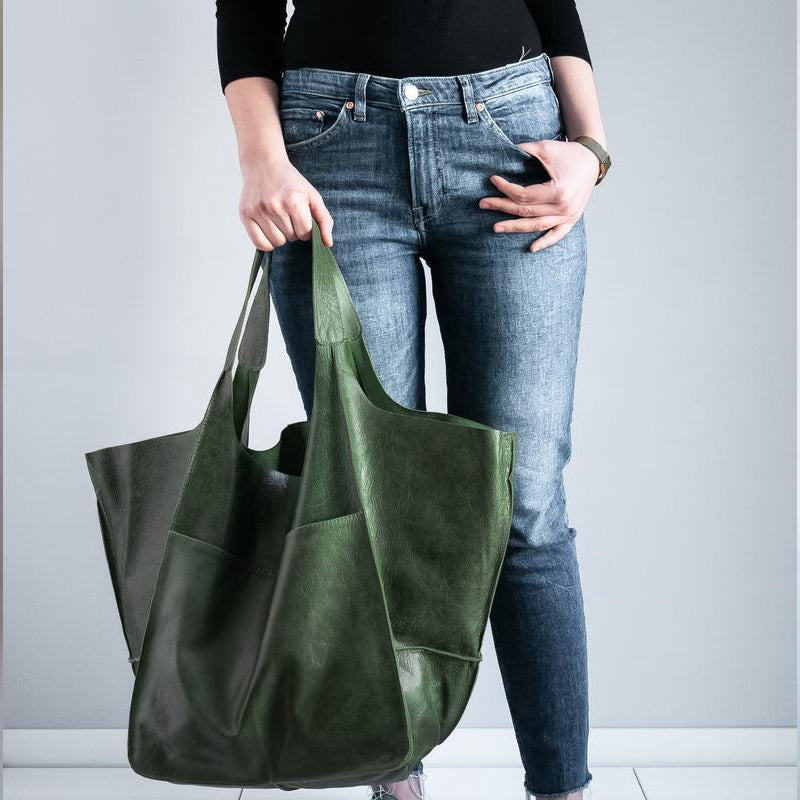 Damen Großhandtasche Leder