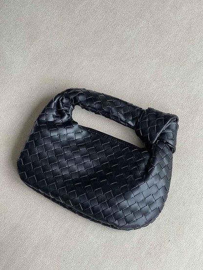 Damen Mini Geflochtene Handtasche