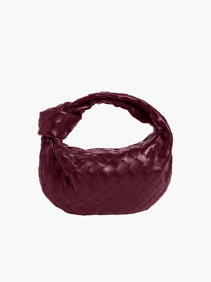 Damen Mini Geflochtene Handtasche