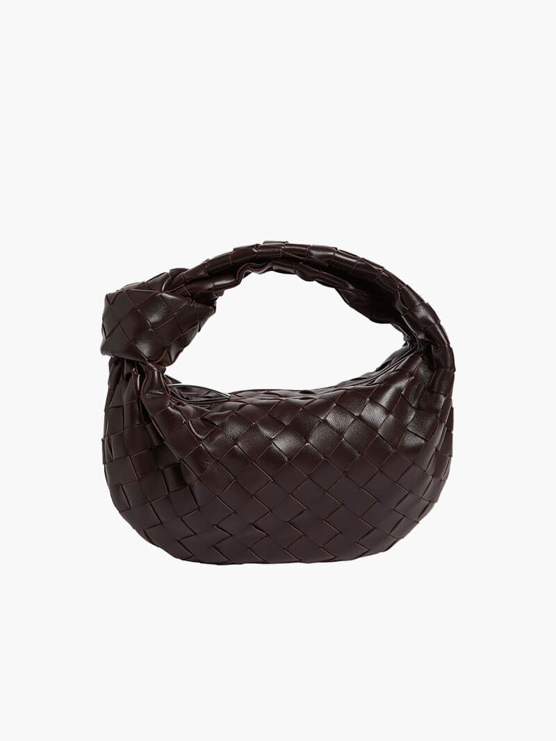 Damen Mini Geflochtene Handtasche