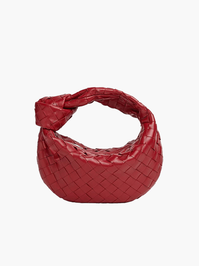 Damen Mini Geflochtene Handtasche