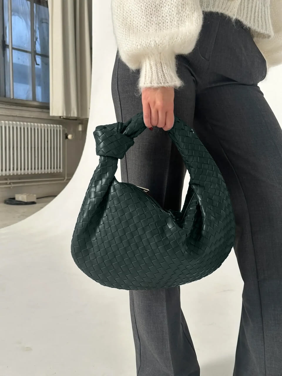 Geflochtene Handtasche Mittelgröße
