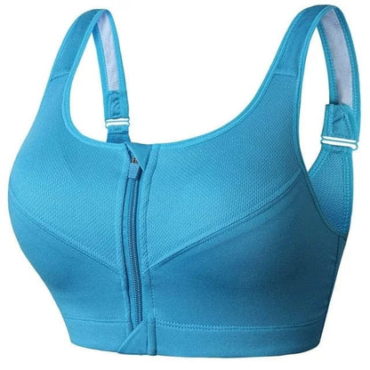 Eveloria Damen Sport-BH Große Größen Reißverschluss