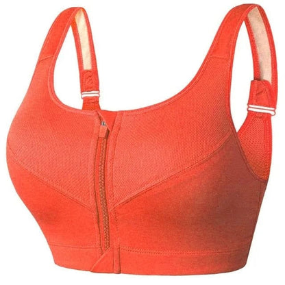 Eveloria Damen Sport-BH Große Größen Reißverschluss