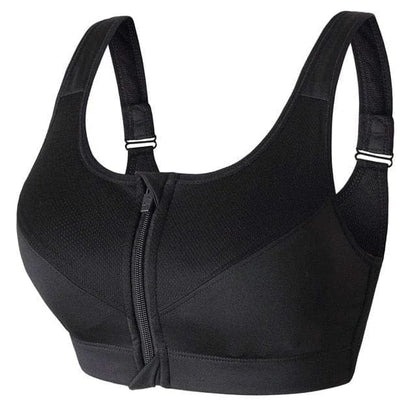 Eveloria Damen Sport-BH Große Größen Reißverschluss