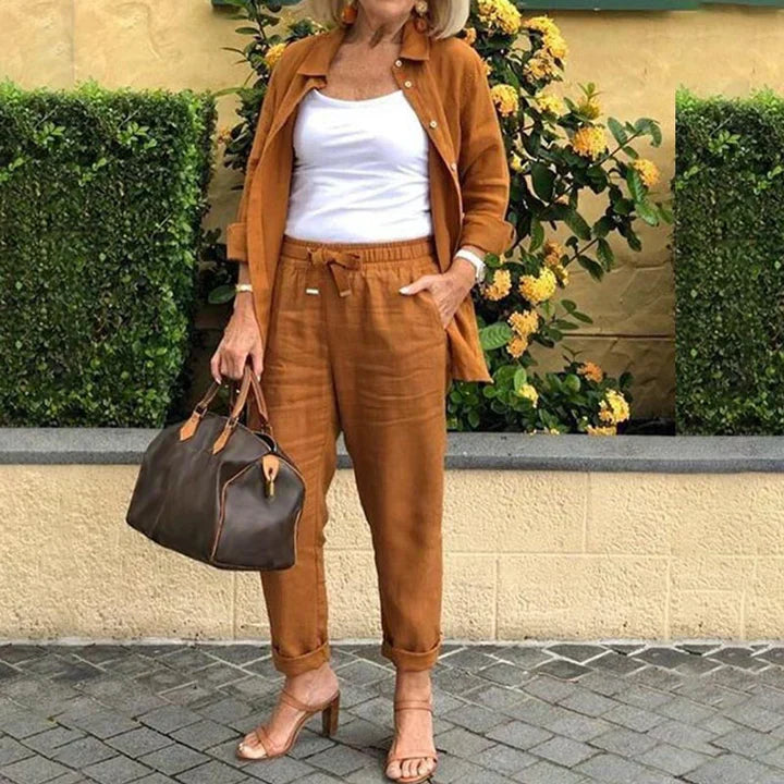 Eveloria Damen Zweiteiliges Set Bequem
