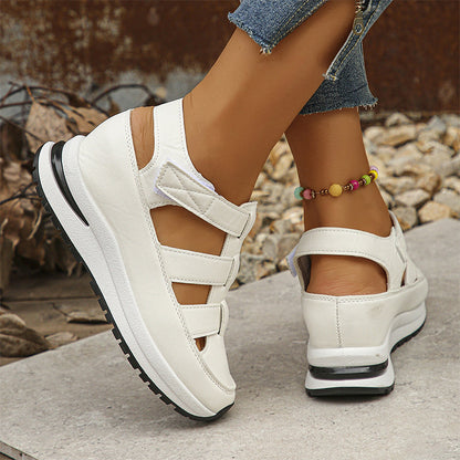 Eveloria Damen Sneaker-Sandalen Geschlossen