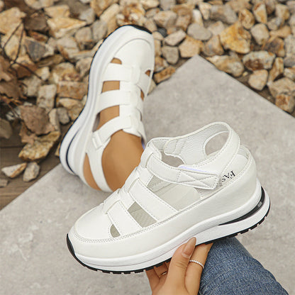 Eveloria Damen Sneaker-Sandalen Geschlossen