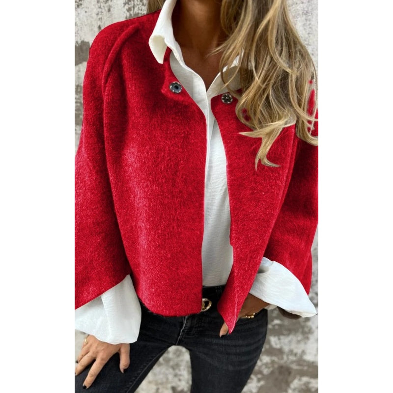 Eveloria Damen Wollcardigan Modisch