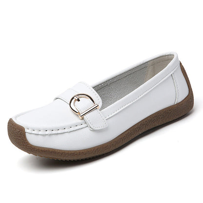 Damen Loafers Bequem Robust