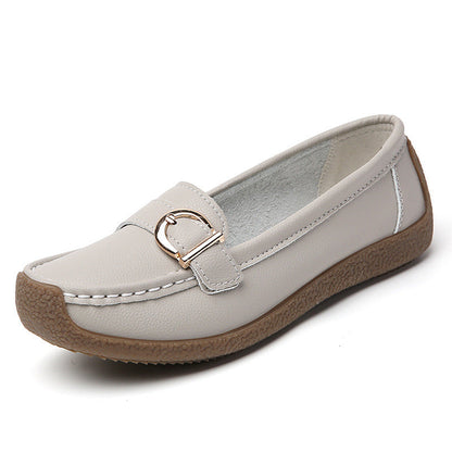 Damen Loafers Bequem Robust