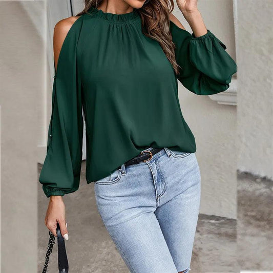 Eveloria Damen Bluse Offene Schultern - Eveloria