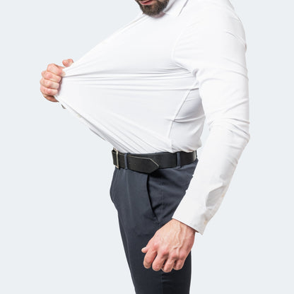 Herren Formelles Langarmhemd Schmale Passform