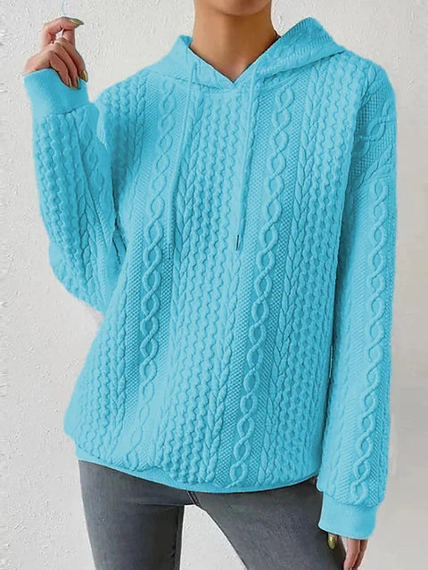 Eveloria Damen Leichter Kapuzenpullover Casual
