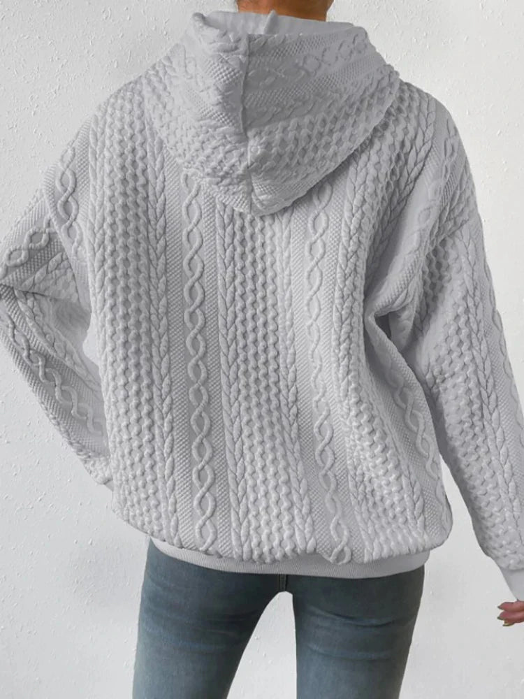 Eveloria Damen Leichter Kapuzenpullover Casual